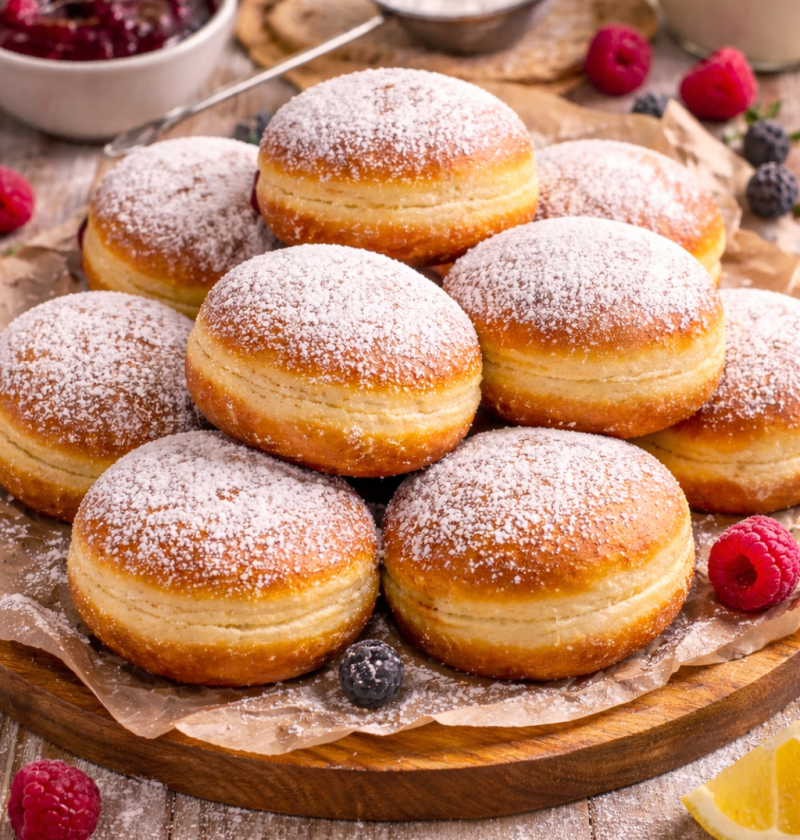 Немецкие пончики Берлинеры