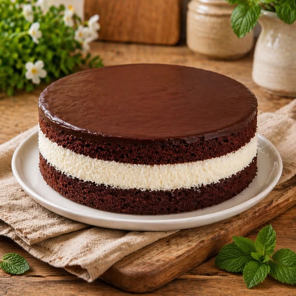 Шоколадный кокосовый торт без муки и сахара