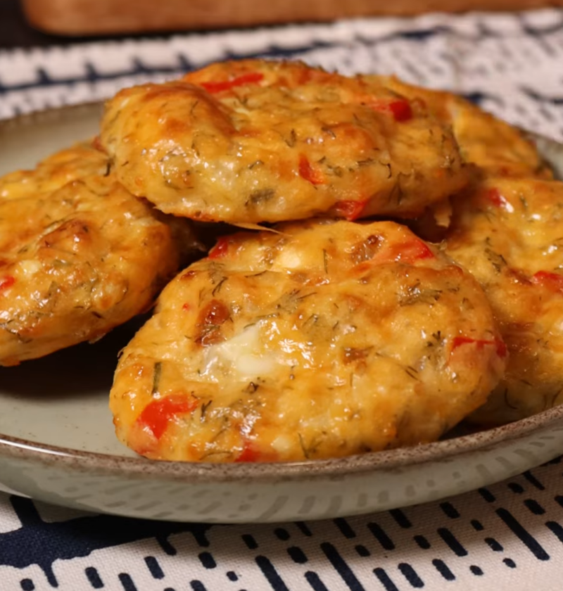 Сырные овощные булочки