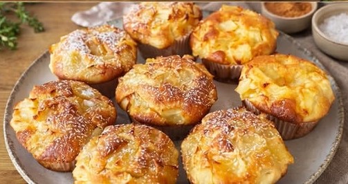 маффины с яблоком