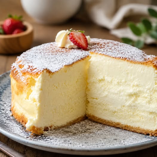 Нежный яблочный пирог с кремом