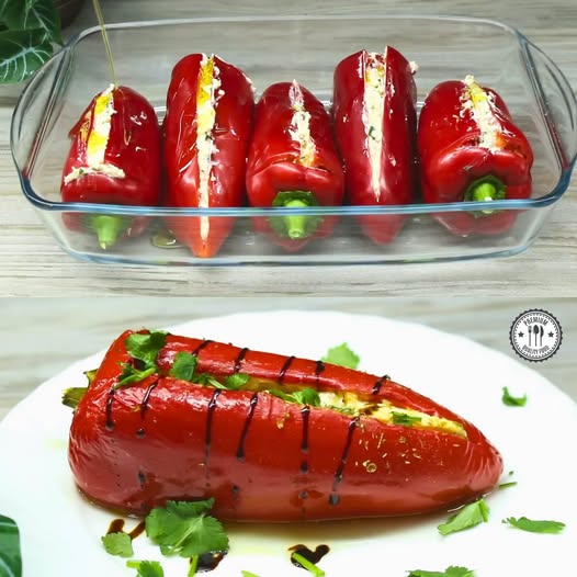 Перчики фаршированные по-гречески